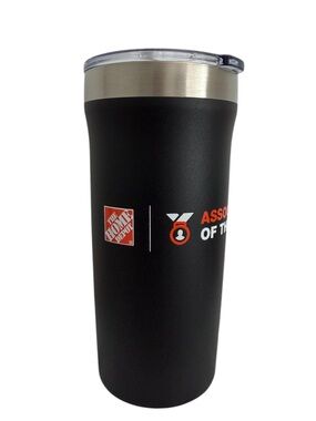 The Home Depot Black Stainless Tumbler 18 Oz